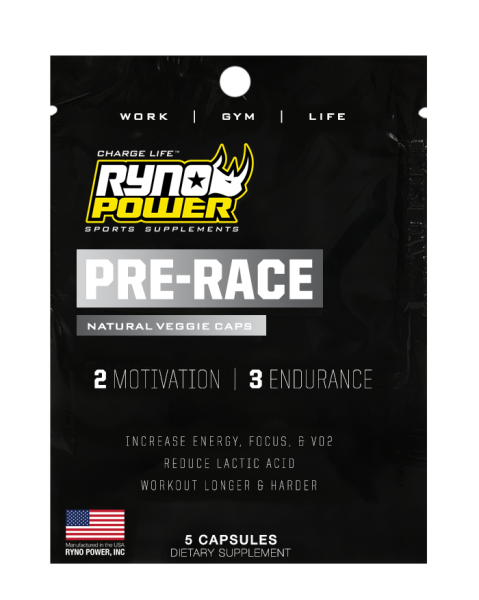 Pachet suplimente alimentare Ryno Power PRE-RACE MOTIVATION și ENDURANCE, 5 capsule, o porție, 1, nordicamoto.ro