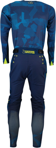Pantaloni Moose Racing Agroid Navy/Hi-Vis-1