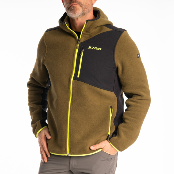 Hanorac Snowmobil Klim Teton Crest Fleece Black - Asphalt-9