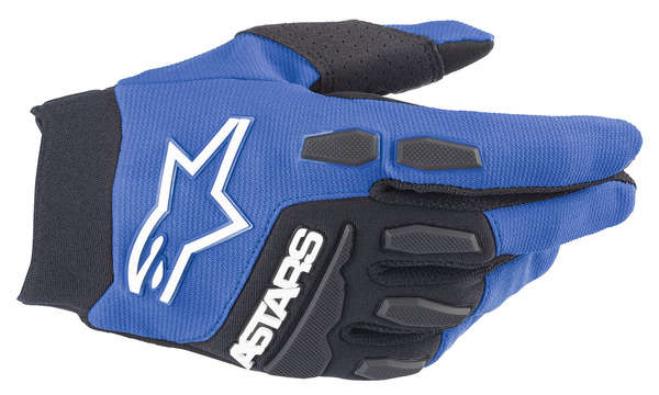 Youth Freeride Bicycle Gloves Blue 