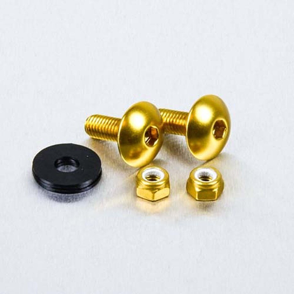 License Plate Screws Gold, 1, nordicamoto.ro