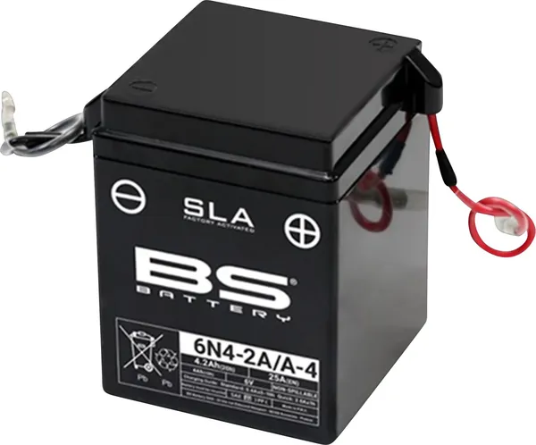 Sla Factory-activated Agm Maintenance-free Batteries White, Black-0