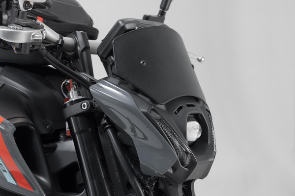 Windscreen For Yamaha Black-1