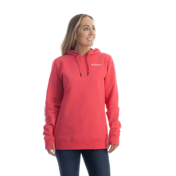 Hanorac Dana Klim Mariposa Long Pullover Cyaneus - White-18