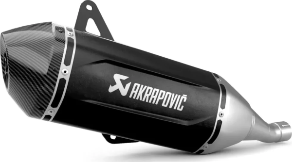 Slip-on Line Muffler Scooter Black -0