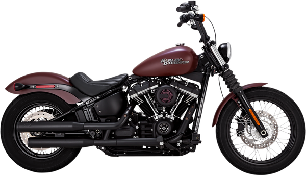 Eliminator 300 Slip-on Mufflers Wrinkle Black, 2, nordicamoto.ro