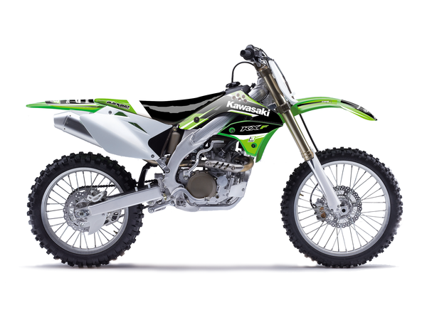 Graphics Kit With Seat Cover Black, Green, 3, nordicamoto.ro