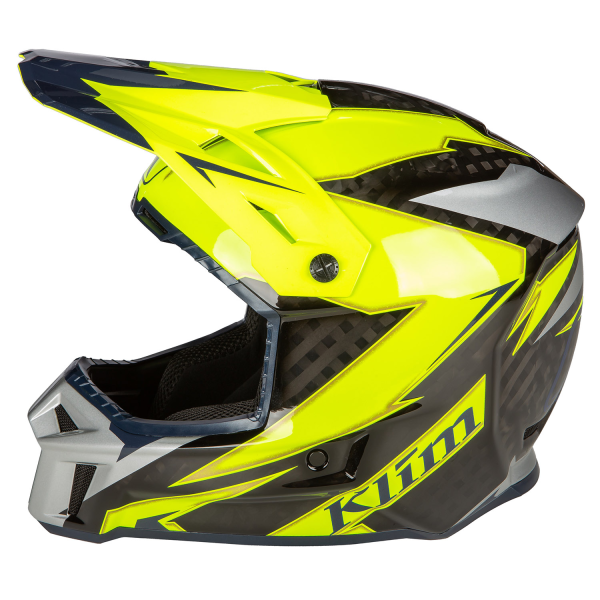 Casca Klim F3 Carbon Off-Road ECE LIGHTNING WHITE-21