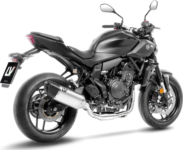 Tobă de eșapament LeoVince LV-14R Slip-On pentru Yamaha MT-07, 3, nordicamoto.ro