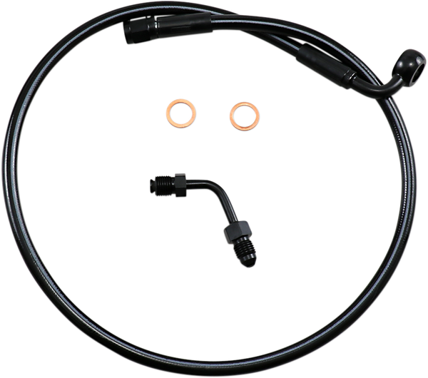 Xr Upper Brake Line With Adapter Black Oversize [+152 mm (6'')], 1, nordicamoto.ro