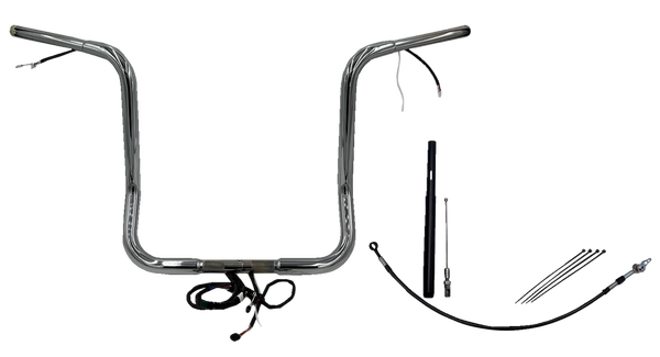 Plug & Play Ez Install 1-1/4(r) Round Top Handlebar Kit Silver, 1, nordicamoto.ro