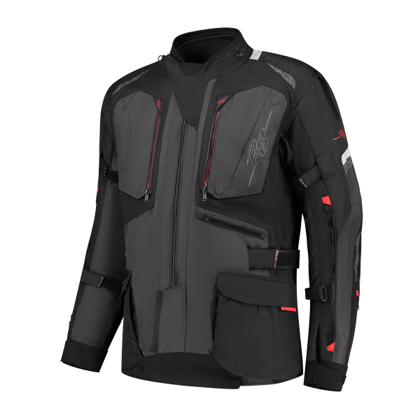 Geaca Rusty Stitches Cliff Black/Grey/Red-a9bfc63d527f004d839a57c2c4574c77.webp