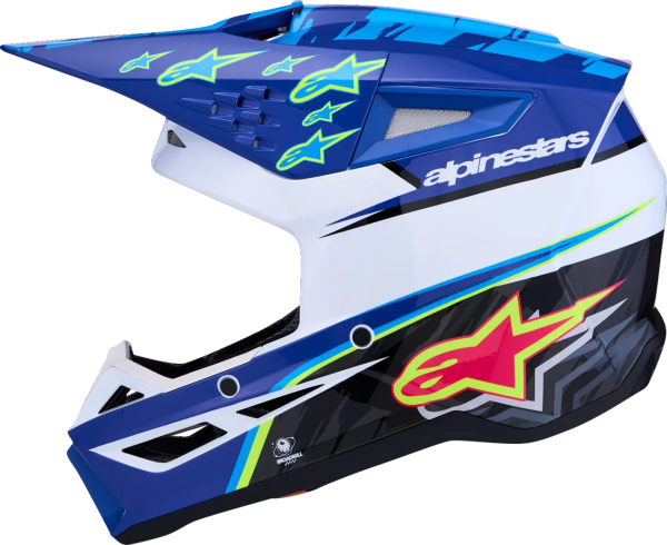 Casca Alpinestars SM3 Falcon Albastru/Negru/Roz XS, 3, nordicamoto.ro