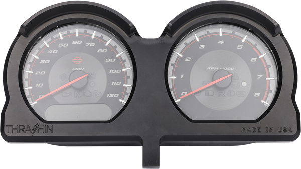 Gauge Relocation Kit Black, Anodized, 5, nordicamoto.ro