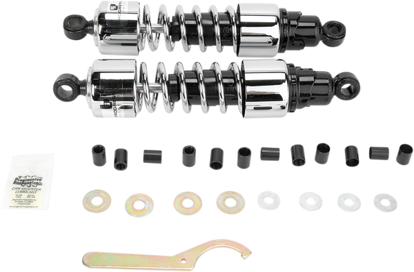 412 Series Cruiser Shocks Black, Chrome, 1, nordicamoto.ro