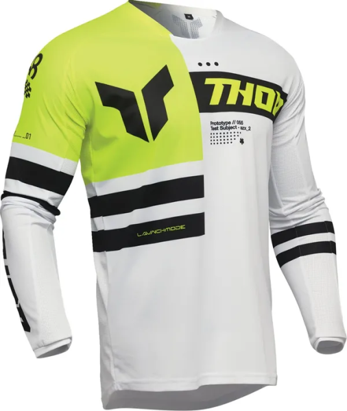 THOR Launchmode Dozer Jersey Yellow, White-7