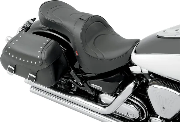 Low-profile Touring Seat With Ez Glide Ii Backrest Option Black-2