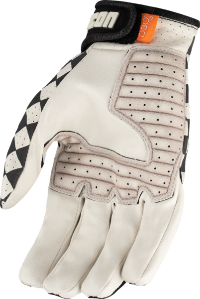 ICON Airform Slabtown Ce Gloves White, Black -2