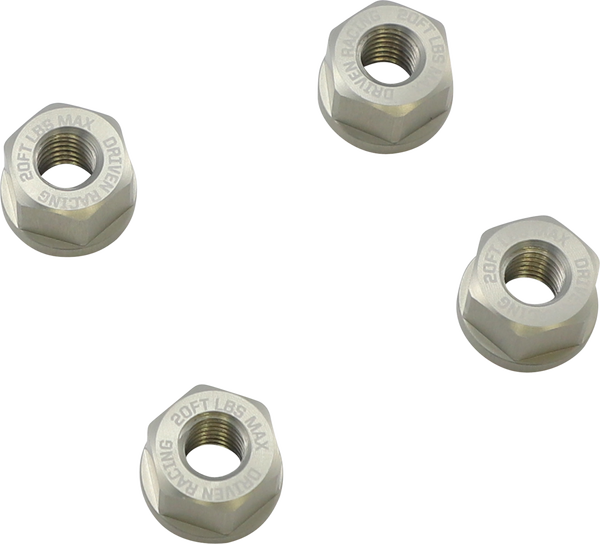 Sprocket Nuts Silver, 1, nordicamoto.ro