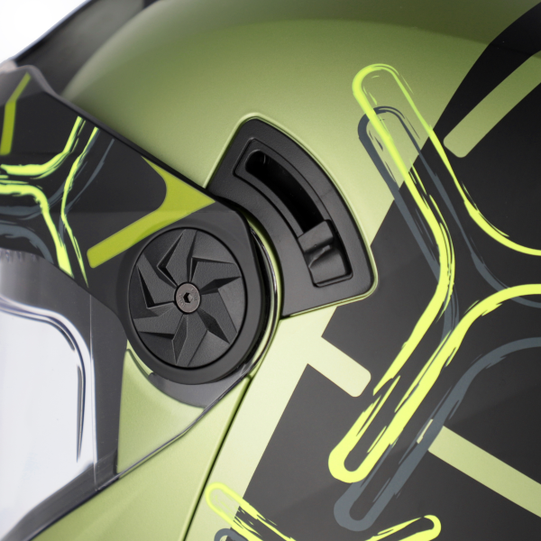 Casca Flip-up Acerbis Rider Graphic Verde/Negru XL-0