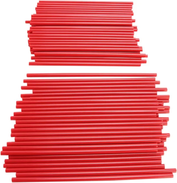 Spokets Spoke Covers Wheel Trim Kit Natural, Red-1