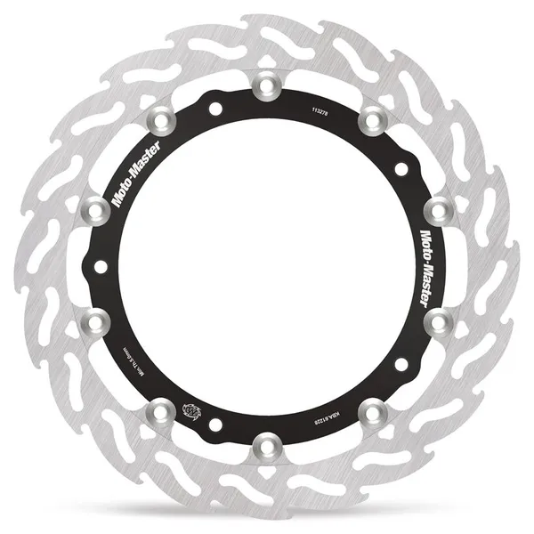 Flame Series Floating Rotor Black, Silver 