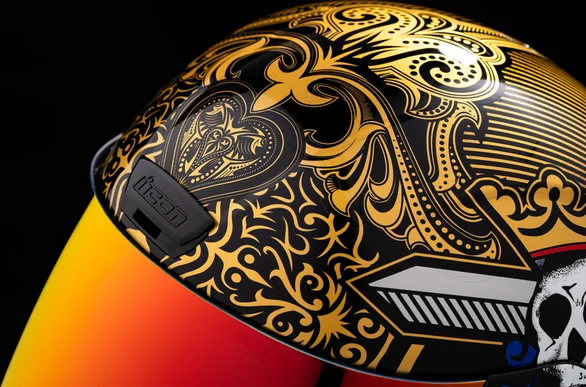 Airform Suicide King Helmet Gold M, 10, nordicamoto.ro