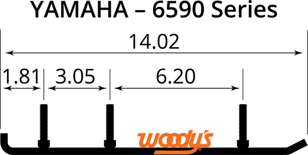 Extender Trail Iii Flat-top® Wear Bars Black, 3, nordicamoto.ro