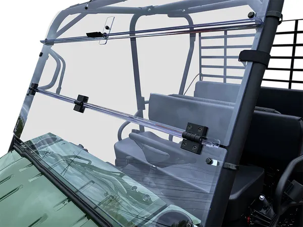 Deluxe Full Folding Windshield Clear -2