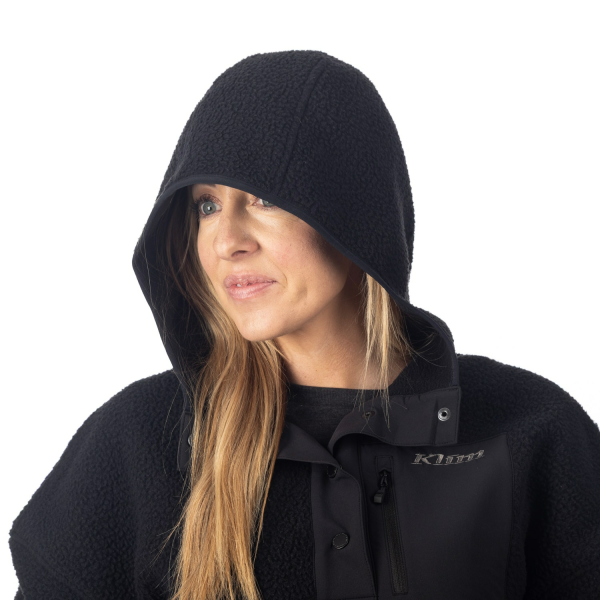 Hanorac Dama Klim Sira High Pile Fleece Black-0