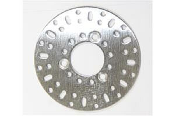 Brake Rotor Polished Steel, Silver, Stainless Steel, 1, nordicamoto.ro