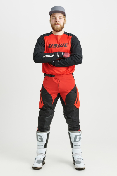 Tricou USWE Lera Off-Road Flame Red-1