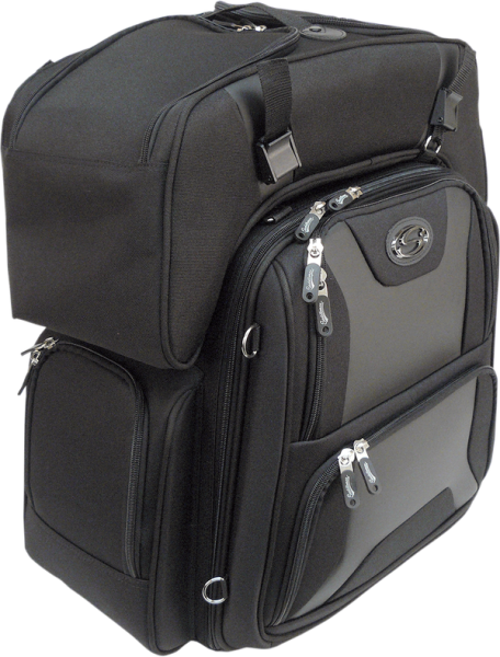 Ftb3600 Sport Sissy Bar And Combo Bag Black, 1, nordicamoto.ro