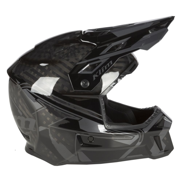 Casca Snowmobil Klim F3 Carbon Pro ECE Ascent Black - Asphalt-3