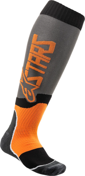 Sosete Alpinestars MX Plus 2 Gray/Orange S/M, 1, nordicamoto.ro