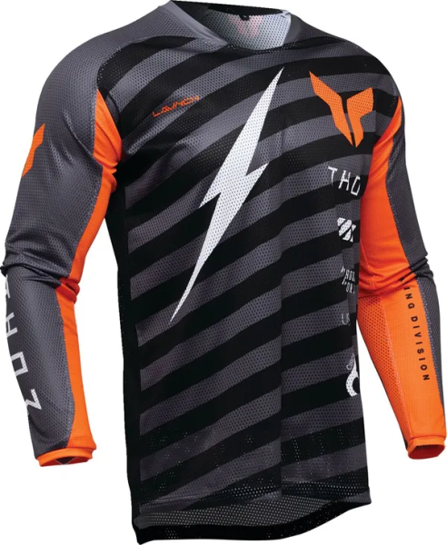 Tricou THOR Launchmode Vented Raid Black/Gray-7