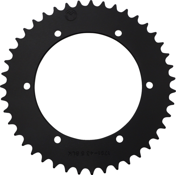 MOOSE RACING Rear Aluminum Sprocket Black -0