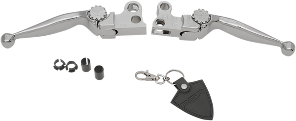 Journey Adjustable Lever Set For Harley Models Silver, 1, nordicamoto.ro