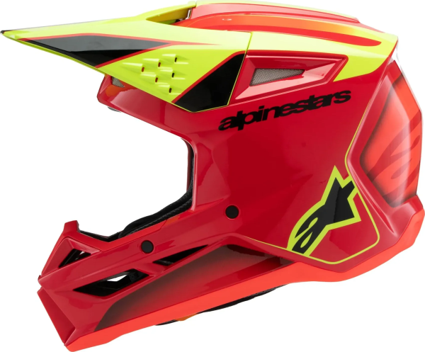 Casca Copii Alpinestars S-M3 Fray Black/Red/Yellow-4