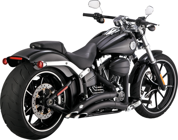 Big Radius Exhaust System Black, 4, nordicamoto.ro
