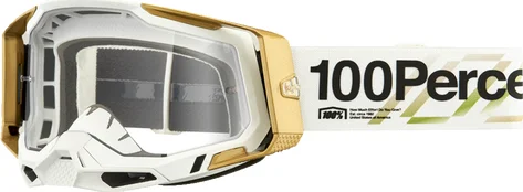 Ochelari 100% Racecraft 2 Succession Clear White/Gold ONE SIZE, 1, nordicamoto.ro