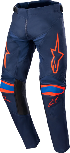 Pantaloni Copii Alpinestars Racer Narin Navy/Orange 24, 1, nordicamoto.ro