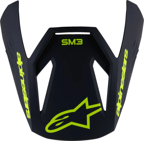 Viziera Casca Copii Alpinestars Sm3 Radium Black/Yellow