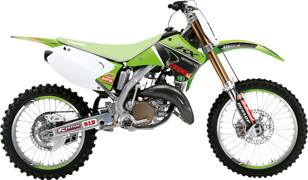 Graphic Kit Replica Team Kawasaki H&f 2022 Green, Black, 3, nordicamoto.ro