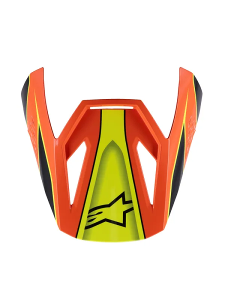 Viziera Casca Copii Alpinestars Sm3 Fray Visor Black/Orange/Yellow-0