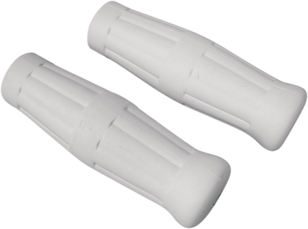 Custom Rubber Radial Grips White, 1, nordicamoto.ro