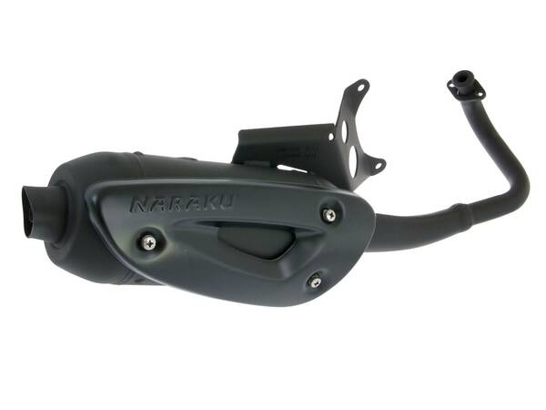 Naraku Traffic Full Exhaust System Black, 1, nordicamoto.ro