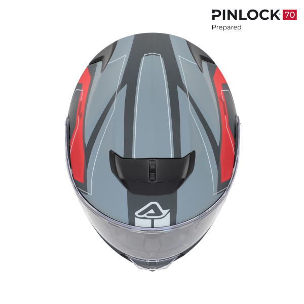 Casca Acerbis Serel 22.06 Grey/Red-9
