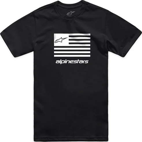 Flag T-shirt Black  L, 1, nordicamoto.ro