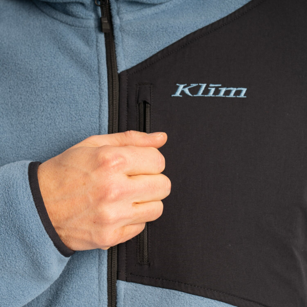 Hanorac Snowmobil Klim Teton Crest Fleece Black - Asphalt-11